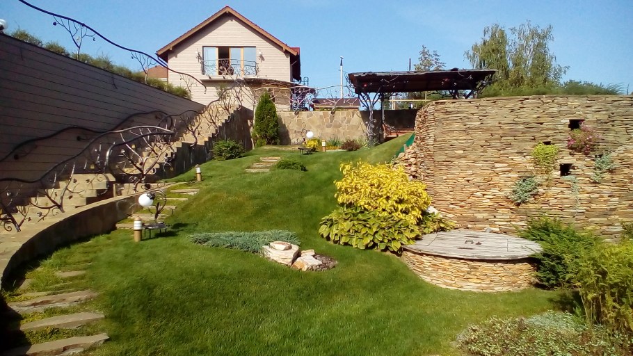 Финский Хутор подпорная стенка