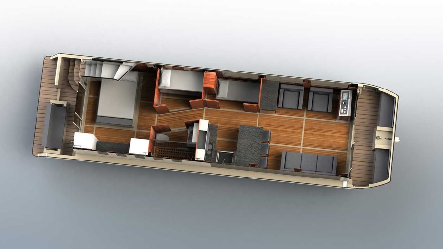 Хаусбот тримаран