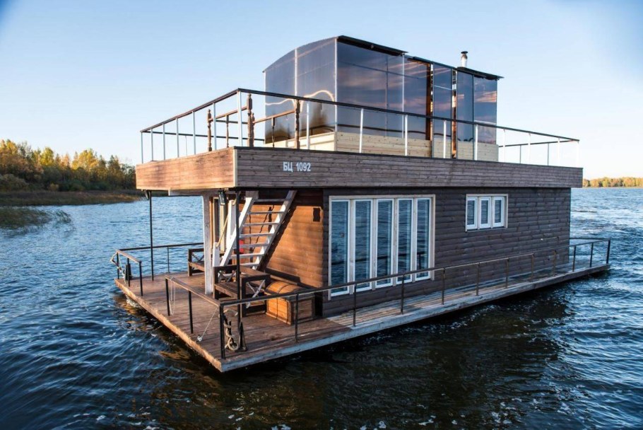 Плавучая баня серебряный Бор