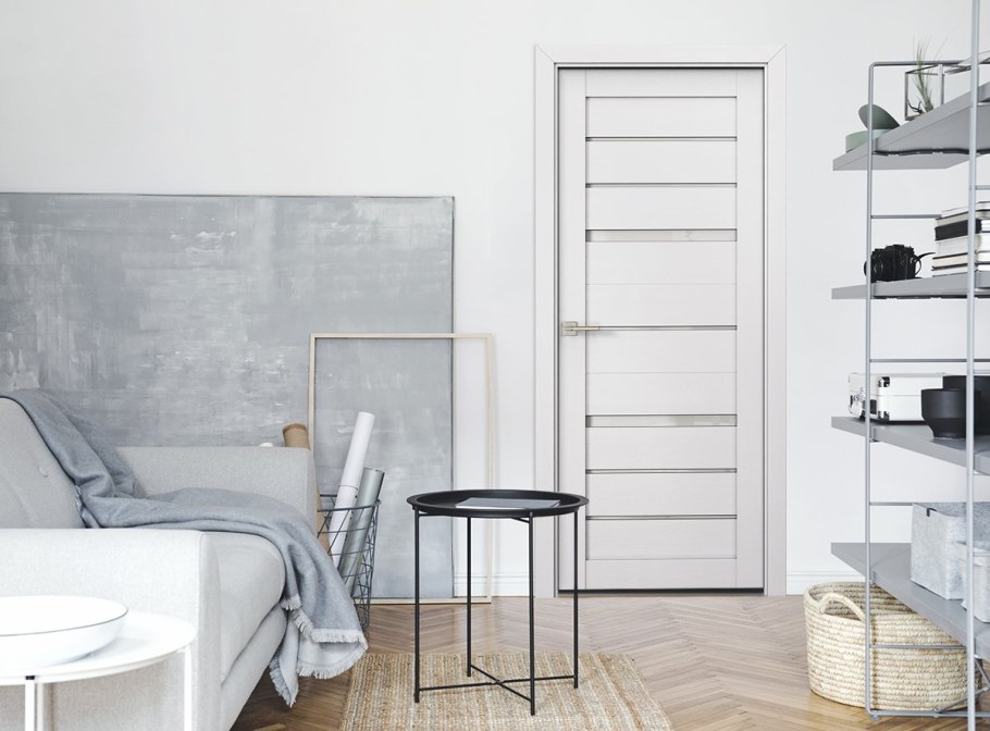 Сканди интерьер двери