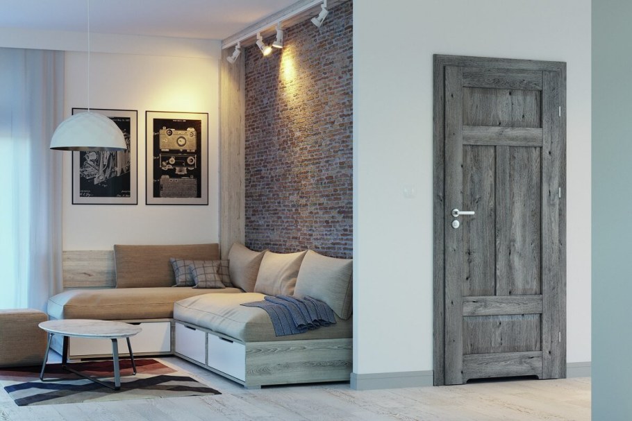 Белая прихожая Сканди