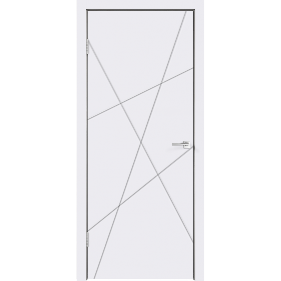 Межкомнатная дверь эмаль Scandi s RAL 9003 белый глухая