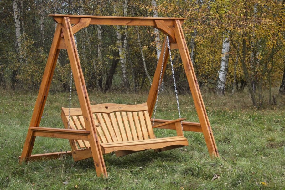 Диван качели Wooden-Swing