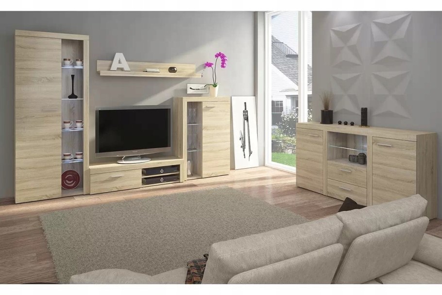 Стенка Румба дуб сонома