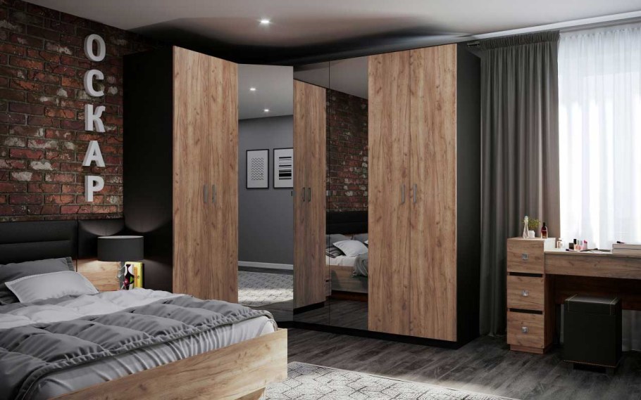 Шкаф Оскар хофф дуб табачный