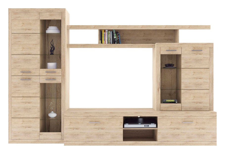 Гостиная стенка Оскар дуб Санремо