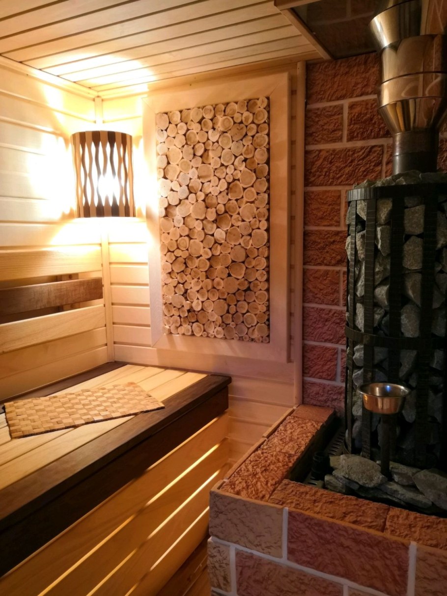Внутренний интерьер бани