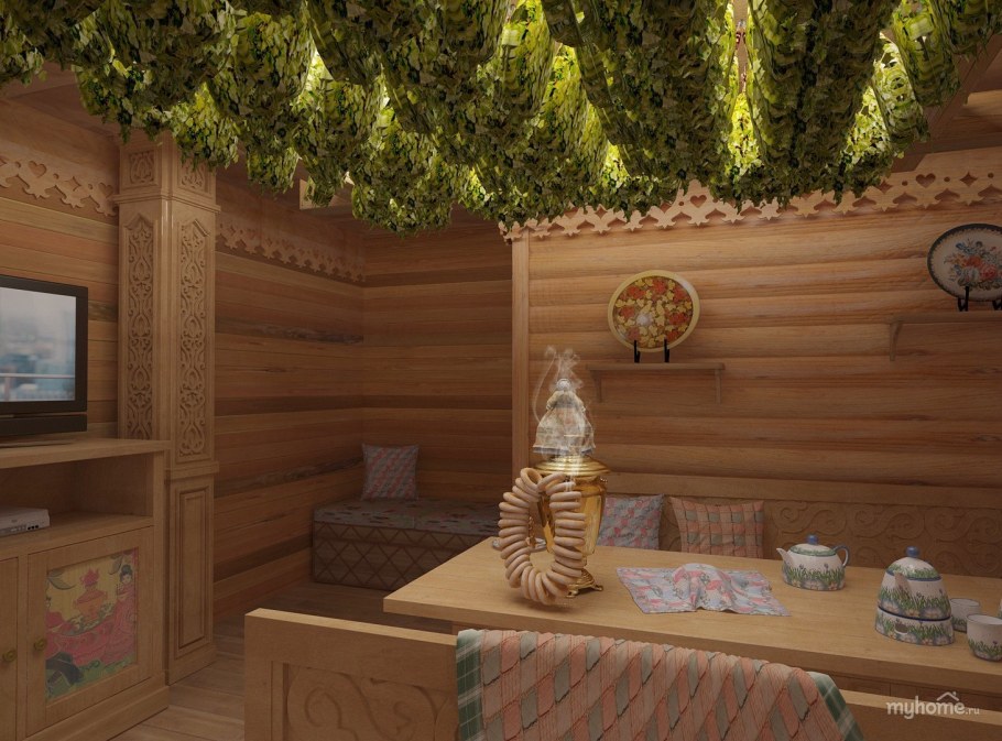 Необрезная доска в интерьере