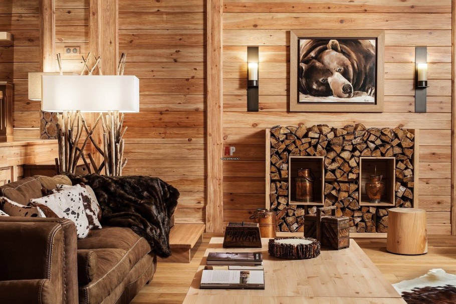 Отделка бани деревом