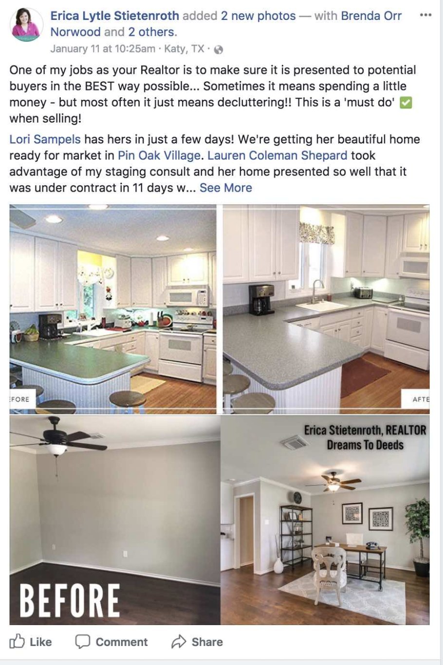 Homestaging before and after