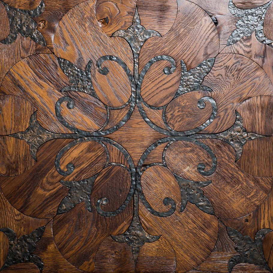 Модульный паркет da Vinci с металлом