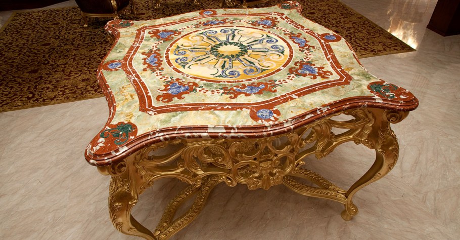 Интарсия мозаика на мебель