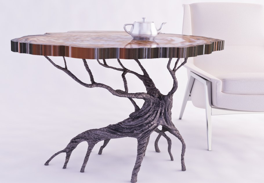 Консоль на ножках