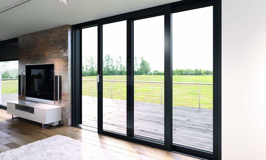 Противопожарные алюминиевые двери EIWS-30