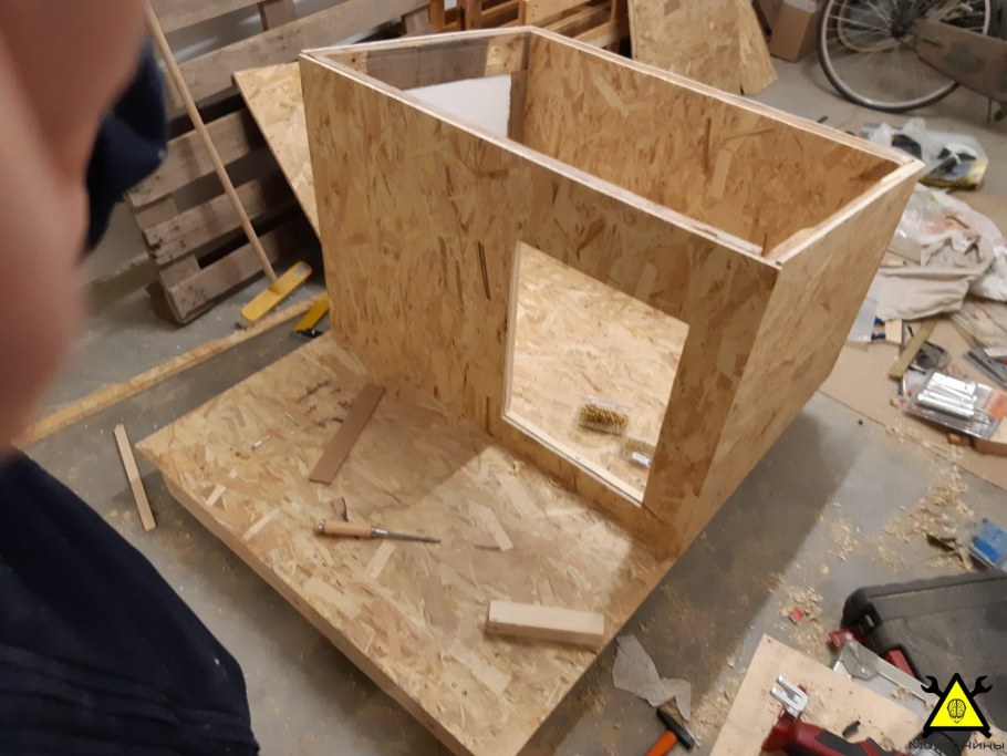 Дачный домик обшитый ОСП 3