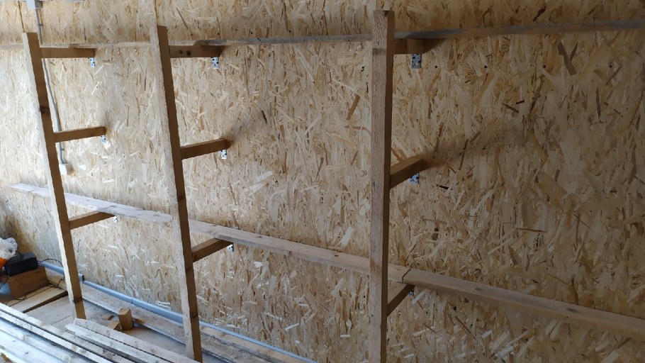 Дачный дом обшитый ОСП