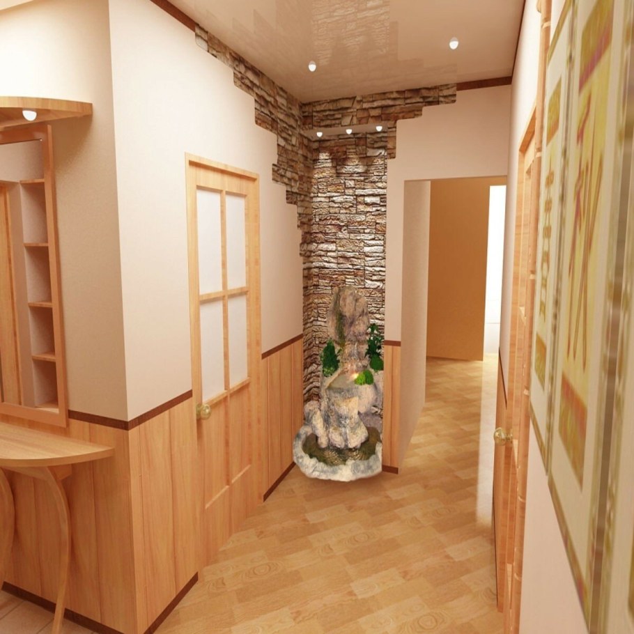 Подвесной потолок в прихожей