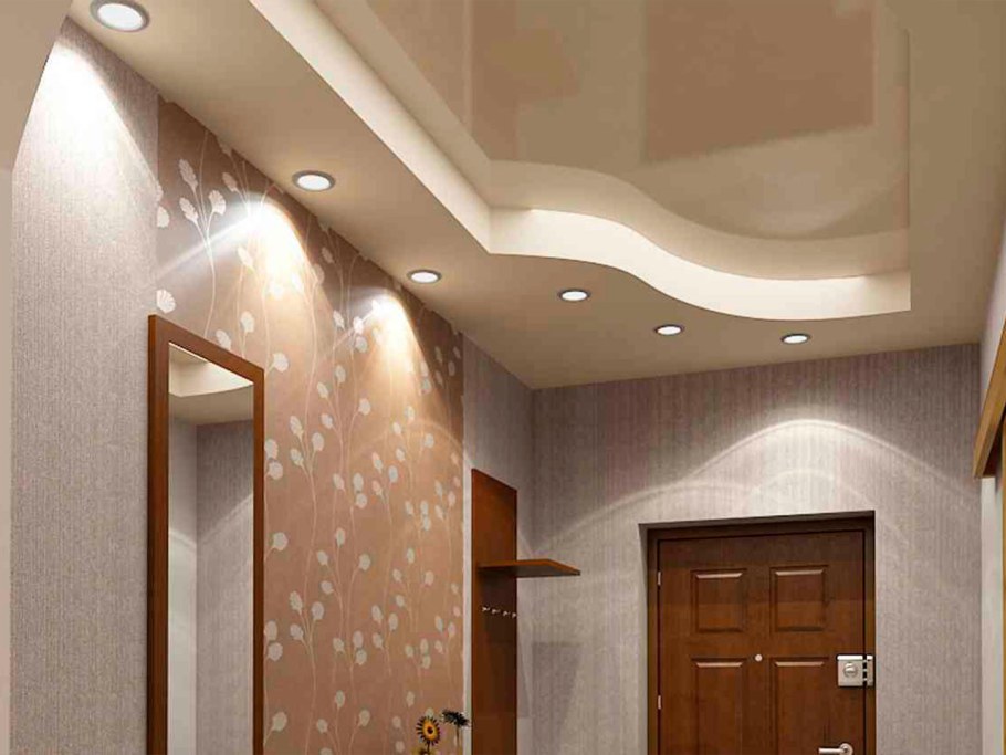 Декор узкого коридора