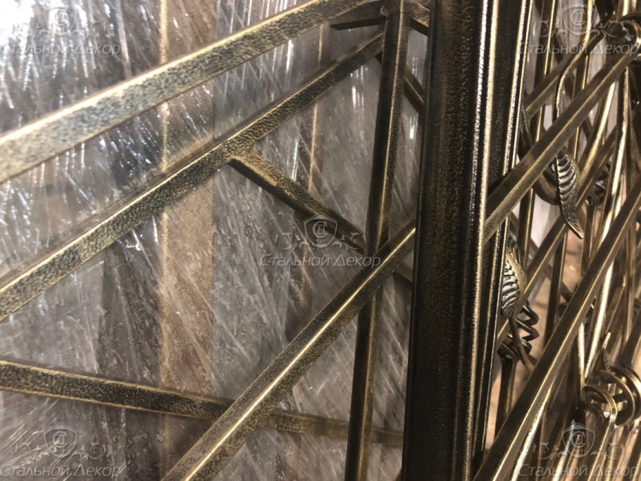 Патинирование металлической трубы