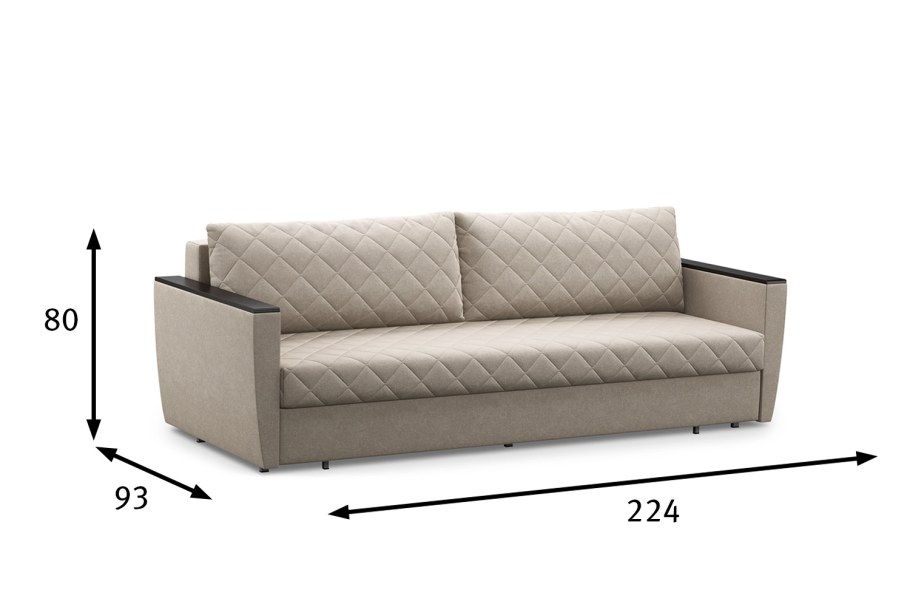 Диван французская раскладушка с ортопедическим матрасом 140