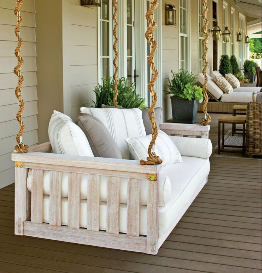 Диван качели Wooden-Swing