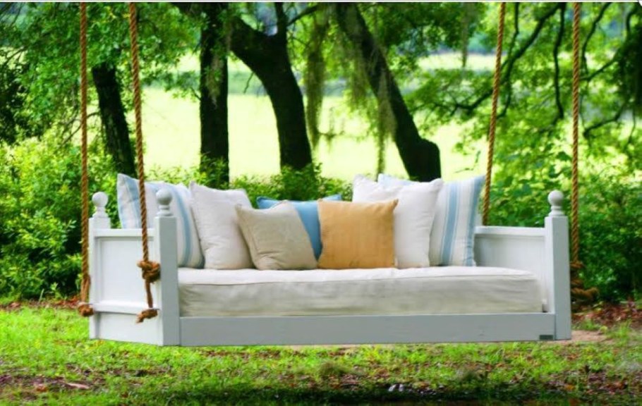 Диван качели Wooden-Swing