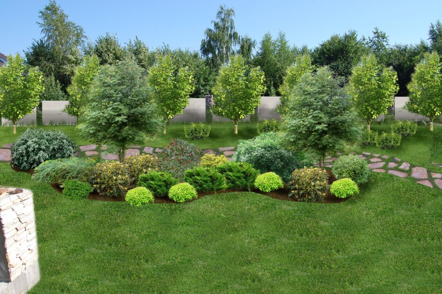 Огородный миксбордер