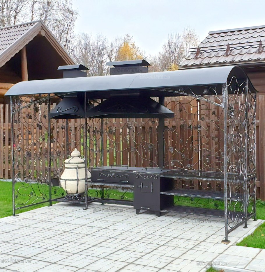 Беседка с тандыром