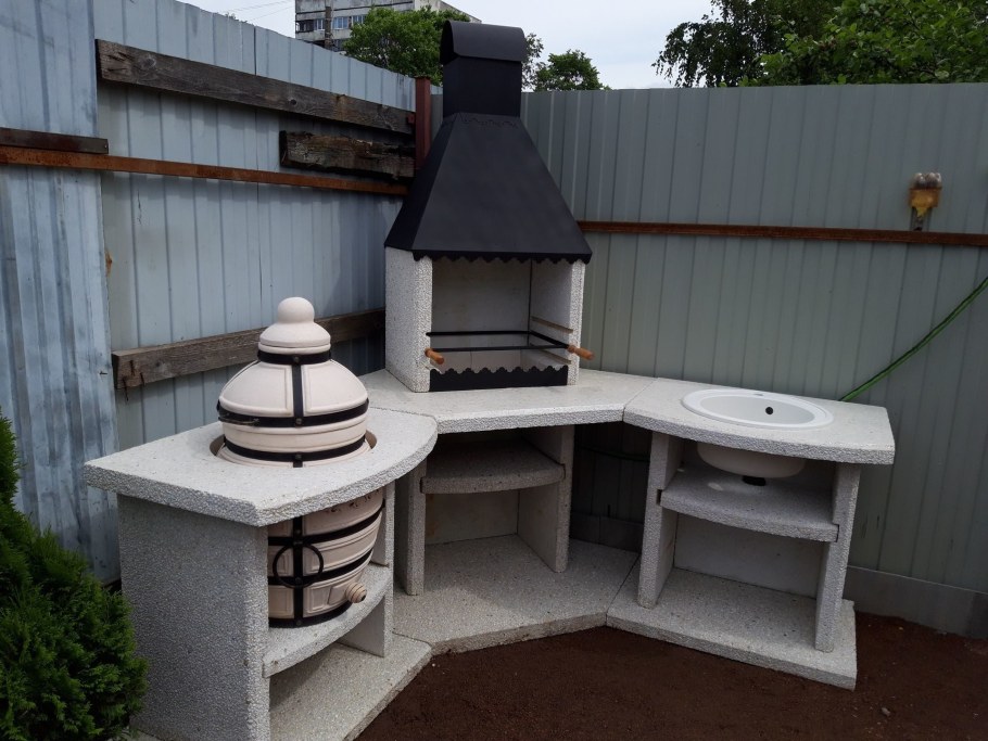 Мангал кованый с тандыром