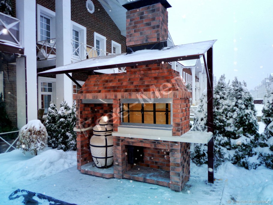 Барбекю под навесом