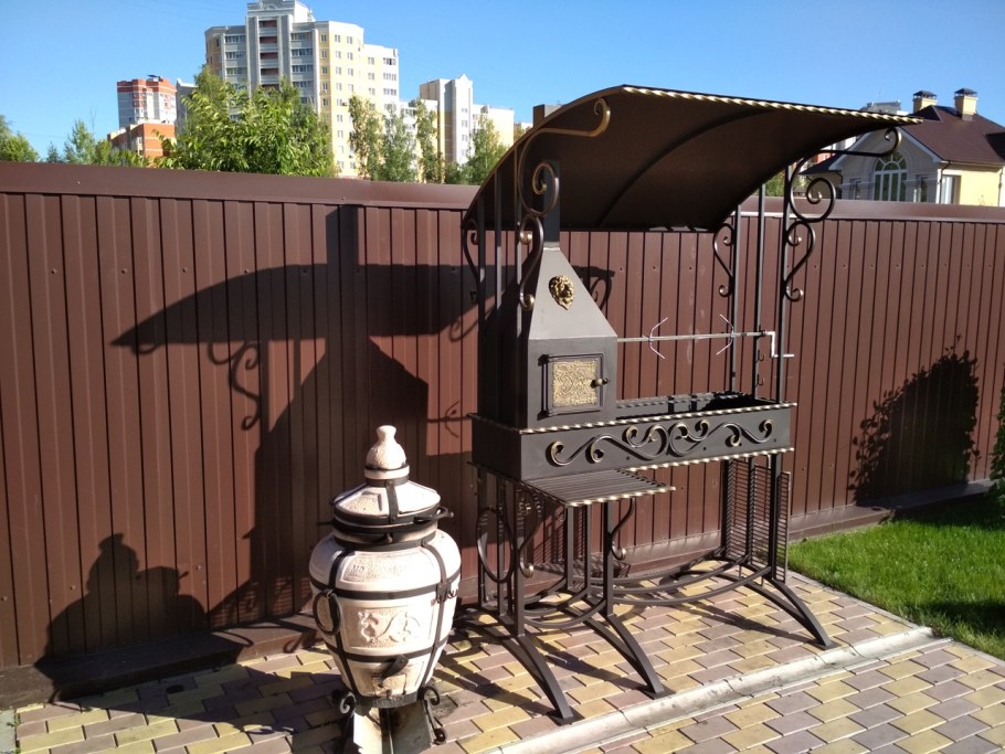 Навесы для барбекю и мангалов