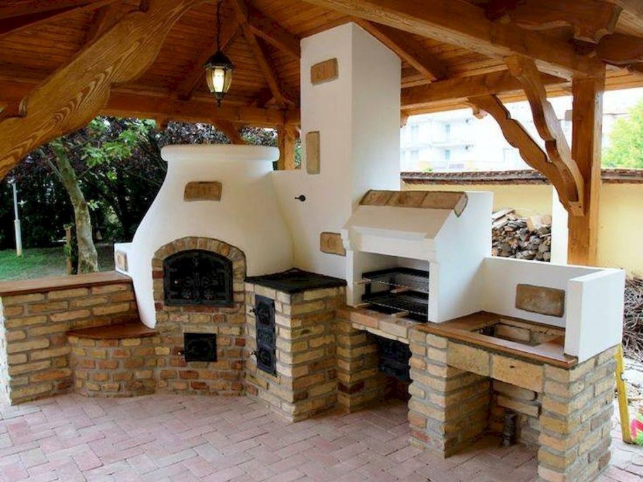 Мангальная зона гриль барбекю