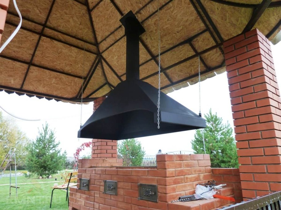 Помпейская печь в ландшафте