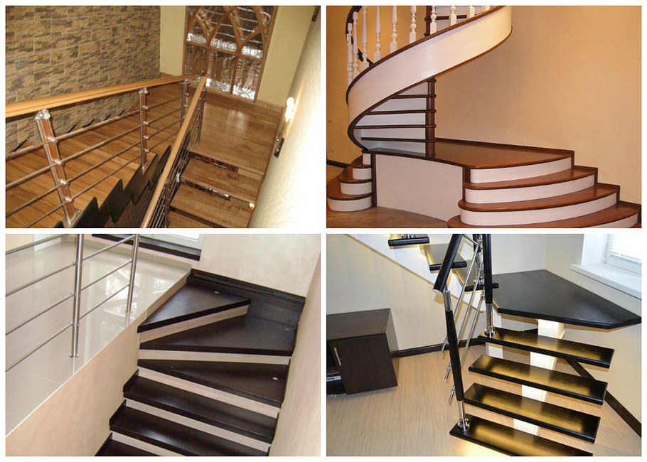 Лестница на 2 этаж двухмаршевая