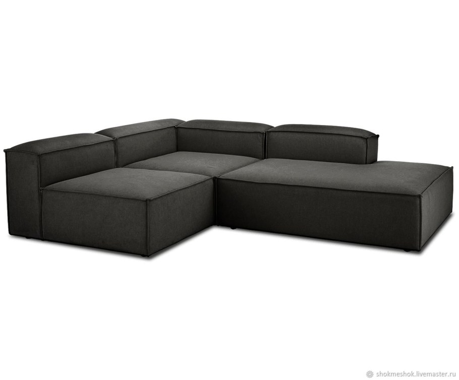 Диван угловой слим (Сохо) Grey