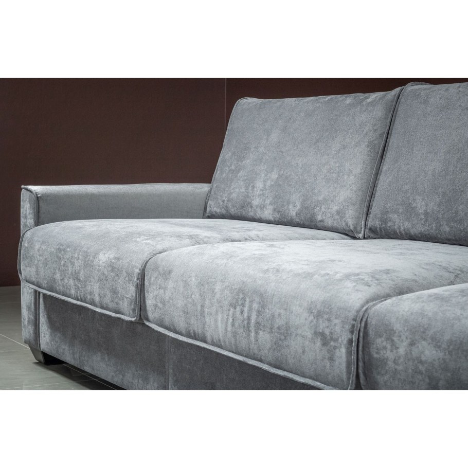 Диван угловой серый 260см