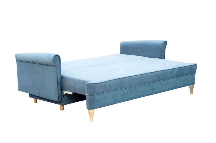 Диван прямой Карина 2 грей аккордеон