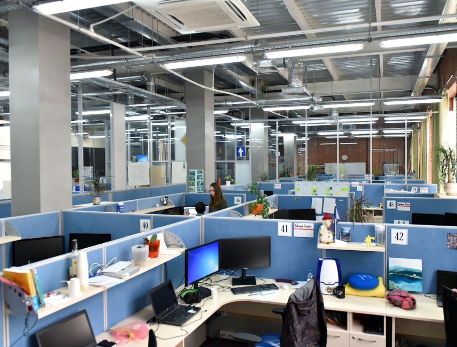 Планировка офиса опен Спейс