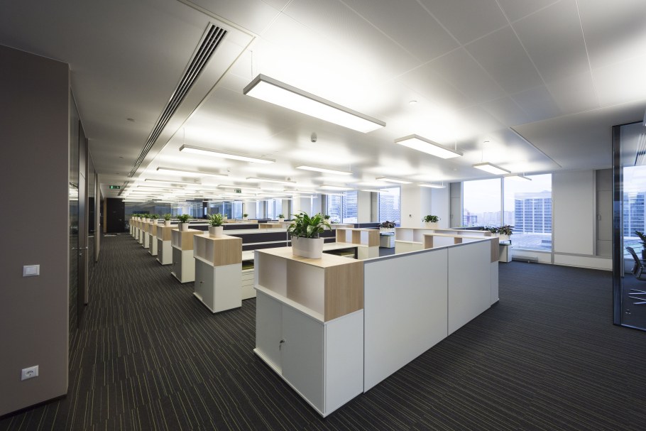Современный офис опен Спейс