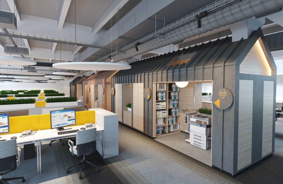 Опен Спейс офис мебель