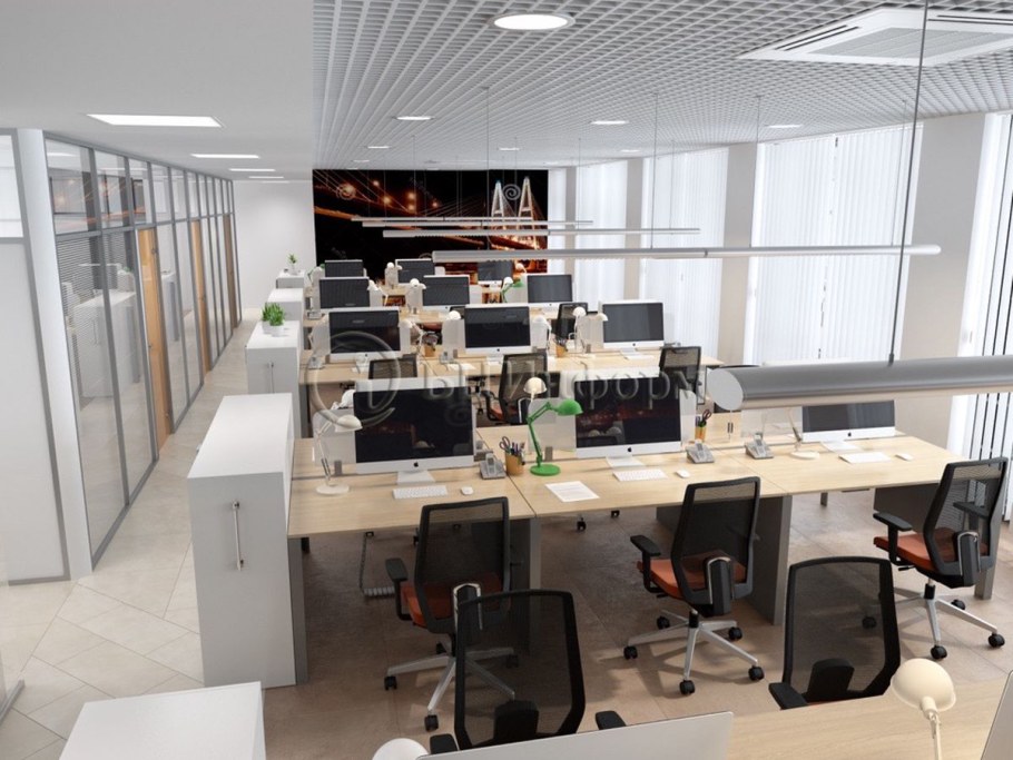 Планировка офиса опен Спейс