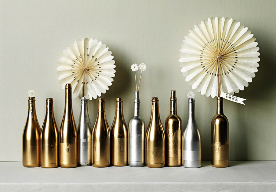 Бутылки в интерьере