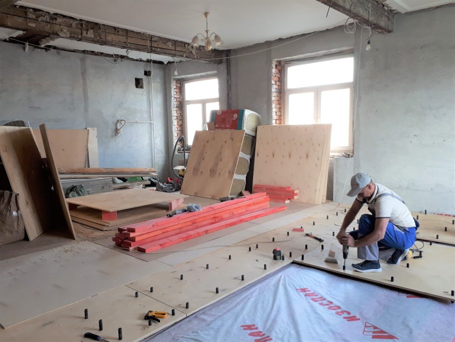 Деревянные перекрытия в сталинке