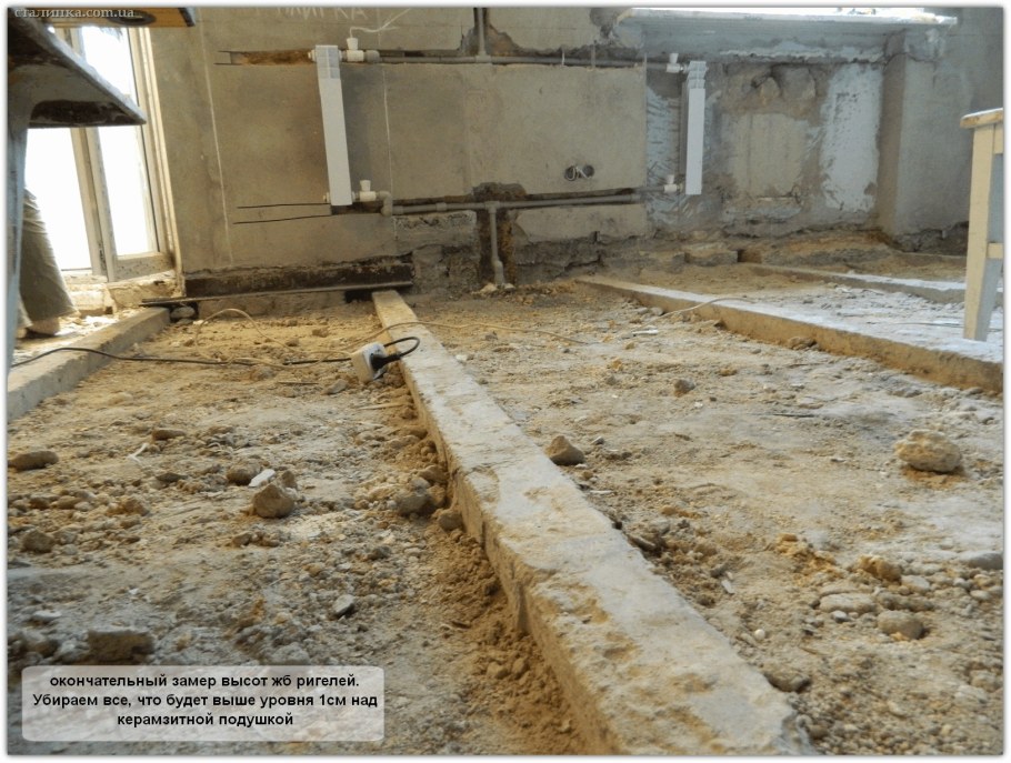 Потолок в сталинке с железобетонными перекрытиями