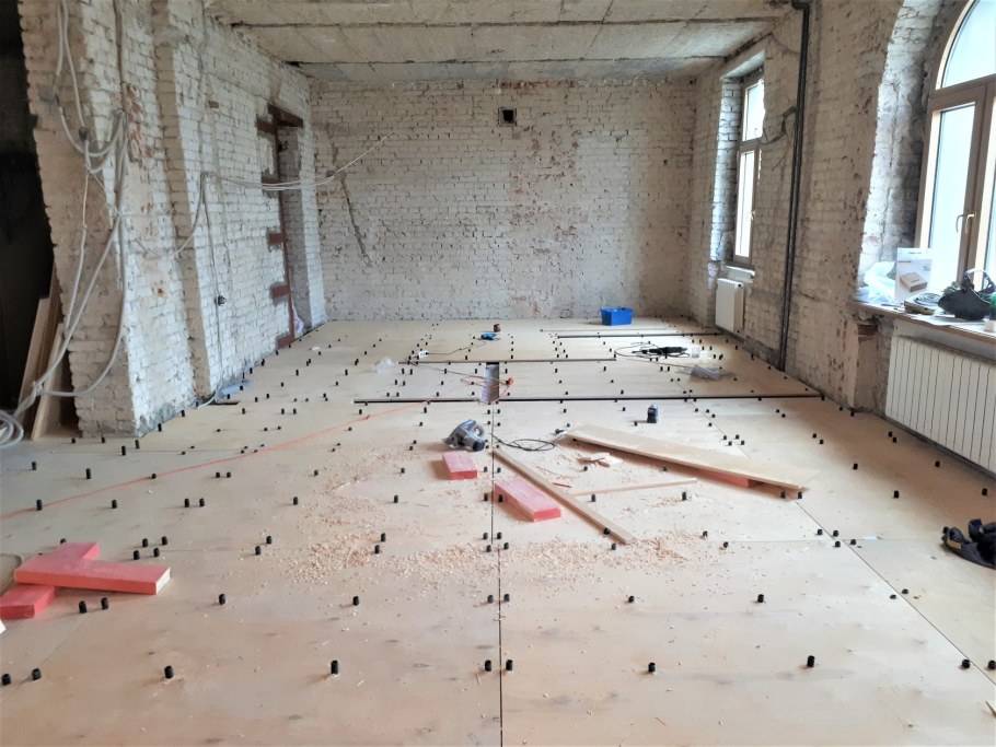 Полы в сталинке с деревянными перекрытиями