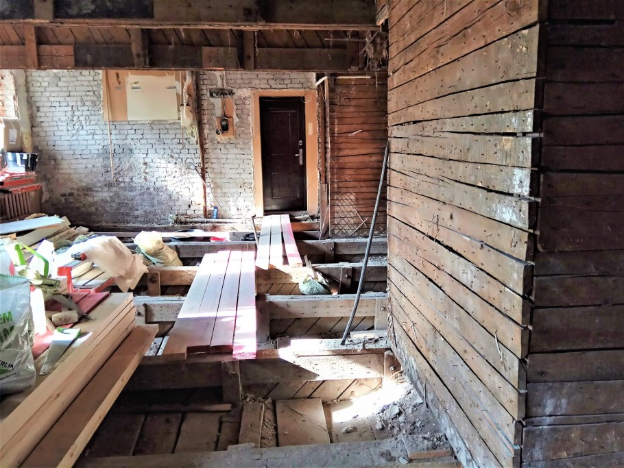 Потолок на деревянном перекрытии