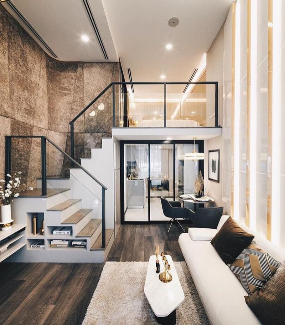 Интерьер двухэтажной квартиры