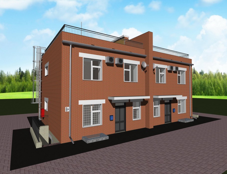 Двухэтажный дуплекс