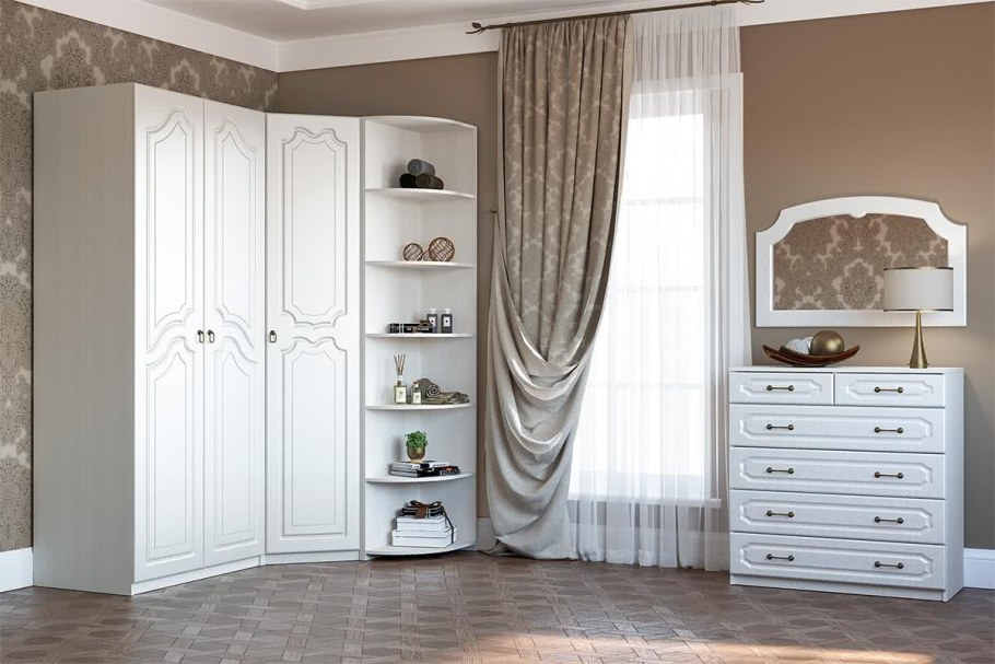 Комод со стеклом Шагус Ариэль км-2