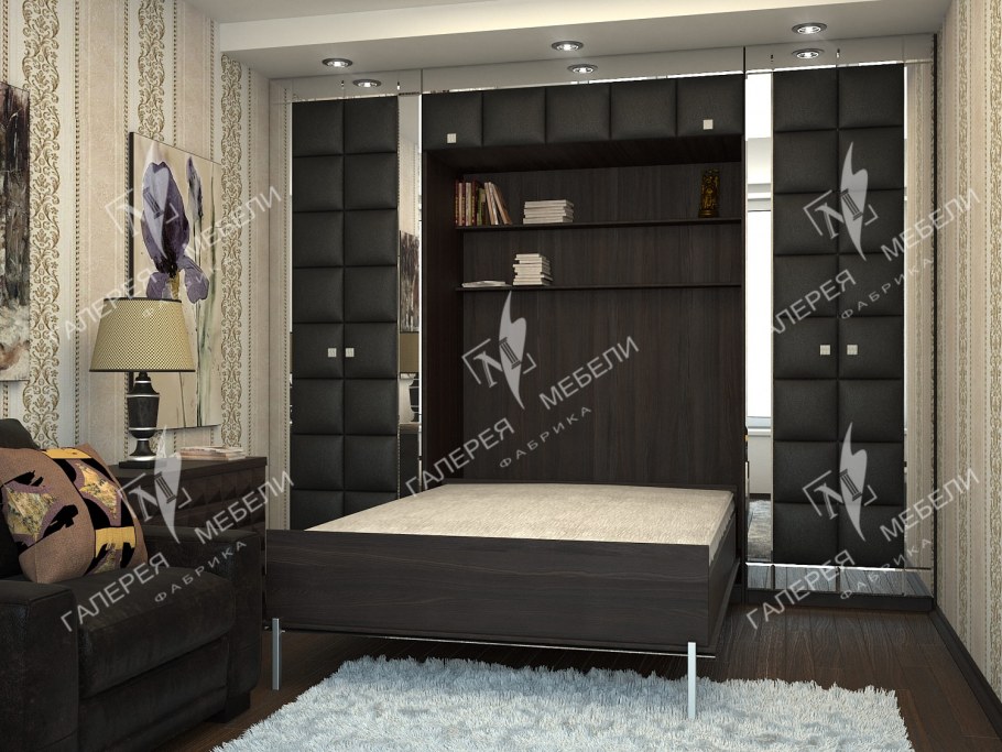 Спальня с откидной кроватью